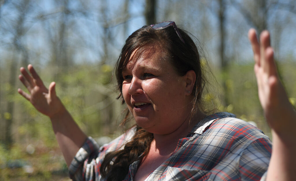 Shannon Huff gestures while explaining